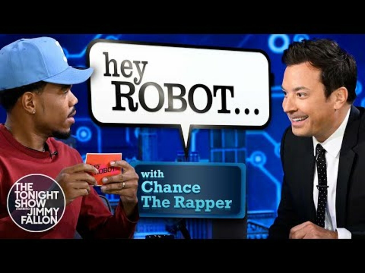 Hey Robot with Chance the Rapper | The Tonight Show Starring Jimmy Fallon